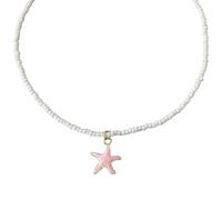 HDOYTXXM Collar Vivo Estrellas De Mar Con Prácticas Perlas Para Una Aspecto Elegante Para Fiestas Y Celebraciones Colgante De Pez De Mar Joyero, talla única, como se describe, como se describe