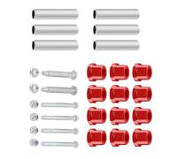 HDOYTXXM Conjunto de bujes de Resorte para vehículos, Piezas de Repuesto de aleación de Metal con herrajes para Kits de bujes Delanteros de Autos de suspensión con Tornillos