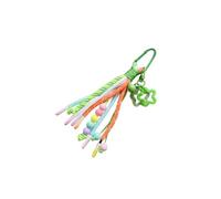 HDOYTXXM Cuerda de temas naturales, llavero trenzado, plástico ABS, clip de mosquetón, colgante de bolso para bolsos, accesorios de bolsillo modernos, viajes, manualidades creativas, moda, b