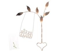 HDOYTXXM Decoración de pared de madera, escultura de columpio con raíces en amor, adornos decorativos para colgar en la sala de estar, dormitorio, escultura de columpio con raíces en amor