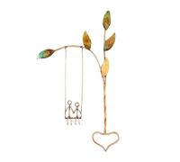 HDOYTXXM Decoración de pared de madera, escultura de columpio con raíces en amor, adornos decorativos para colgar en la sala de estar, dormitorio, escultura de columpio con raíces en amor