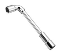 HDOYTXXM Diseño L Llave de tubo de doble Vástago hexagonal Herramienta profesional de mecánica de construcción de acero para reparaciones industriales Llave de doble cabeza