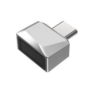 HDOYTXXM Dispositivo de seguridad biométrico USB C lector de huellas dactilares Registro para la seguridad y conveniencia en Windows 10/11 PC
