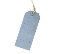 HDOYTXXM Elegante Joyería Con Varias Ranuras Moderna Pendiente Pantalla Cuero Delicado Oreja Tablero De Joyería