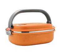 HDOYTXXM Fiambreras de Acero Inoxidable de Gran Capacidad, Muchos Compartimentos de, contenedor de Alimentos Duradero para la Familia, Cajas Bentos rectangulares Aire Libre para