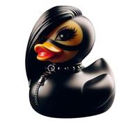 HDOYTXXM Figura de pato Satanic Punk Death Rock Lady Goth Girl Satanic 1PC Animal Estatua
