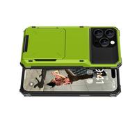 HDOYTXXM Funda amortiguadora y ranura para tarjetas integrada de doble capa protectora para teléfono 16e acceso fácil a la tarjeta, verde