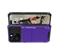 HDOYTXXM Funda amortiguadora y ranura para tarjetas integrada de doble capa protectora para teléfono 16e acceso fácil a la tarjeta, a