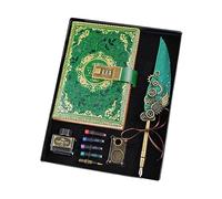 HDOYTXXM Funda de de PU Juegos de cuadernos de diario Diarios secretos con bloqueo de código Cuadernos para niños Regalos diarios para niños con paraguas Set de regalo Cueros de PU con combinación