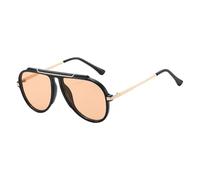 HDOYTXXM Gafas de sol de vuelo filtradas con gran cobertura para mejorar la visibilidad y la seguridad en deportes al aire libre y uso diario, gafas de sol de vuelo para hombre y mujer, negro y