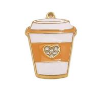 HDOYTXXM Helado/Taza/Teléfono Forma Encanto Con Acabado Brillante Para Accesorios Colgante De Acero Inoxidable Para Bolsos Llaveros Joyería De Helado, talla única, como se describe