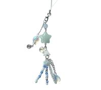 HDOYTXXM Hermoso colgante de medusa hecho a mano cuentas teléfono encanto portátil chica accesorios de moda para teléfonos móviles mujeres de moda damas damas