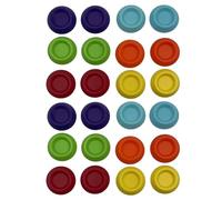 HDOYTXXM Herpeton - Juego de 24 bandejas multiusos de poliestireno permanente, bajo mantenimiento, para artrópodos, poetas, artrópodos, plástico proveedor