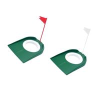 HDOYTXXM Herramienta de entrenamiento de golf para principiantes, herramienta de entrenamiento de oficina, base de entrenamiento de metal para precisión de swing, simulador de putting ligero