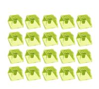 HDOYTXXM Juego de 20 Teclas Transparentes para en, Teclas translúcidas de de Altura Originales para teclados mecánicos Teclados mecánicos Teclas