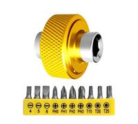 HDOYTXXM Kits de llaves de trinquete en miniatura de acero al carbono compacto intercambiables puntas amarillas herramienta profesional para proyectos de bricolaje compacto llave ajustable