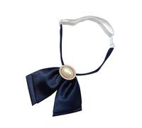 HDOYTXXM Lazos de joyería de perlas para mujer y niña, uniforme de Escuela Japonesa, corbata ajustable preatada para cuello de camisa, corbata para eventos sociales