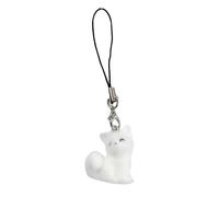 HDOYTXXM Llavero multiusos de zorros de dibujos animados, llavero de resina, flocado delicado, hecho a mano, para regalar y uso propio, accesorios de joyería