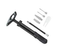 HDOYTXXM Manual portátil bombas de aire de fútbol deportivo conjunto pequeño inflador de pelota deportiva con boquilla de aguja Balón de fútbol inflador pelota deportiva con aguja