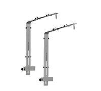 HDOYTXXM Marinepark Portalámparas Marco Reforzado de 5 mm, Soporte Personalizable para iluminación de Acuario, Estabilidad, Soporte Colgante de Aluminio