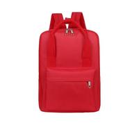 HDOYTXXM Mochilas para portátiles para viajes diarios Correas antideslizantes para los hombros y múltiples bolsillos funcionales Mochilas para uso diario, rojo
