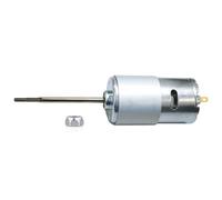 HDOYTXXM Motor de barco de 12 V con ejes largos para accionamientos con 8500 velocidades y bajo consumo de energía delantero y trasero, motor de cebo de rodamiento de bolas