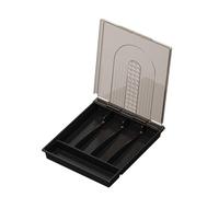 HDOYTXXM Práctica caja de almacenamiento de cubiertos con, contenedor de organización de cocina a prueba de polvo, conveniente para almacenamiento, organizador práctico