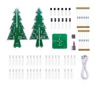 HDOYTXXM Práctico para el árbol de Navidad, colorido montaje electrónico de aprendizaje, experiencia educativa y educación entretenida
