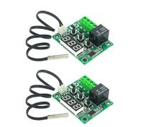 HDOYTXXM Prácticos y avanzados termostatos digitales de 12 V para sistemas de aire acondicionado con práctico control y funcionalidad de doble modo, termostatos con indicador LED