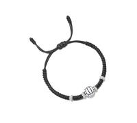 HDOYTXXM Pulsera tejida inspirada ajustable hecha de cuerda negra resistente, perfecta para personas activas y parejas, accesorios de fitness, cuerda negra, talla única, como se describe