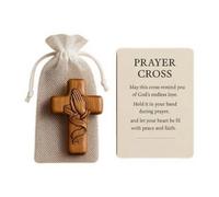 HDOYTXXM Tablero de oración de Madera, Herramienta Espiritual con Tallado Inspirador, para práctica de atención Plena y decoración de fe adherente
