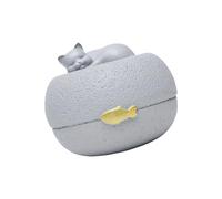 HDOYTXXM Urna de cremación de Resina para Mascotas, Caja Conmemorativa de Recuerdos para Perros y Gatos para la pérdida de Recuerdos, Pieles, Dientes, Cenizas, urna de preservación para Cenizas