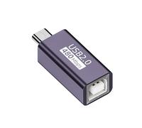 HDOYTXXM USB B hembra convertidor de serie adaptador para teclados electrónicos tambor piano impresora escáner soporte transferencia de datos USB B a USB
