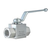 HDPHCRIUN 1/8 quot; 1/4 1/2 litro; 1 Cita; 2 Válvula de Bola Alta presión KHB-G hidráulica corrosión Rosca Interna Acero Inoxidable Uds(0.25 Inch)