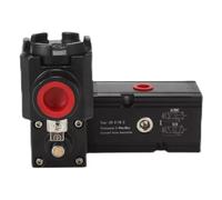 HDPHCRIUN AC220V DC24V AC110V G1/10.2 cm Válvula electromagnética a prueba de explosiones aleación de aluminio acero inoxidable 316 (AC220)