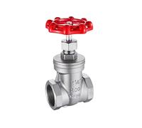 HDPHCRIUN Válvula de compuerta Acero Inoxidable DN15 DN20 DN25 DN32, válvula conmutación Agua, Adaptador riego Hilo Femenino for casa, 1 Uds(G3l4 DN20)