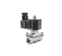 HDPHCRIUN Válvula Solenoide de Agua Acero Inoxidable 3/4 ", válvula solenoide Impermeable DN20 Normalmente Cerrada 220v(G-240VAC-NBR-SEAL)