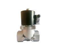 HDPHCRIUN Válvula solenoide de Gas Natural GLP Acero Inoxidable Normalmente Cerrada 1/2"(12VDC)