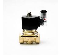 HDPHCRIUN Válvula Solenoide de latón DN10 DN15 DN20 DN25 IP65 válvula solenoide Normalmente Cerrada Abierta 1 Uds(240VAC-NORMALLY Open,DN25)