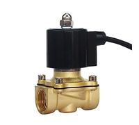 HDPHCRIUN Válvula solenoide subacuática de latón 3/8 1/2 3/4 Pulgadas Normalmente Cerrada 2W160-15/10 2W200-20 válvula Fuente 2 vías 1 Uds(DC12V,0.75 Inch)