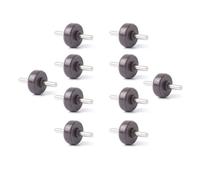 HDQDF Ruedas de Rodillos y Ejes ensanchados compatibles únicamente con Cabezal de transmisión Directa Dyson V6 V7 V8 V10 V11 V15 DC58 DC62 Serie DC Pieza de aspiradora(10PCS)