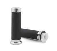 HDRTCBU Puños de Motocicleta cromados compatibles con Honda Magna Shadow 600, 750, Spirit 1100, VT 1300, VTX 1800.