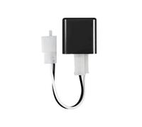 HDRTCBU Relé Intermitente Motocicleta Relé Intermitente LED Electrónico De 2 Pines Para Motocicletas, Scooters, Señales De, Hyper Flash(Black)