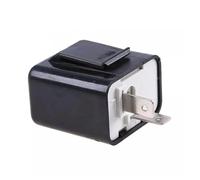 HDRTCBU Relé Intermitente Motocicleta Relé Intermitente LED Para Motocicleta De 2 Pines, Frecuencia De Señal De, Relés Indicadores Para Motocicleta(Black)