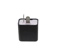 HDRTCBU Relé Intermitente Motocicleta Relé Intermitente LED Para Motocicleta De 2 Pines, Señal De De Frecuencia Ajustable, Indicador Intermitente, Relés Para Motocicleta(Black)