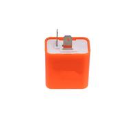 HDRTCBU Relé Intermitente Motocicleta Relé Intermitente LED Para Motocicleta De 2 Pines, Señal De De Frecuencia Ajustable, Indicador Intermitente, Relés Para Motocicleta(Glossy Black3)