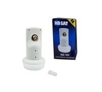 HDSAT HD101 LNB - Cabezal parábola universal (Full HD, 4 K, ganancia 65 dB