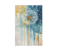 HDSDA Póster de diente de león en lienzo, decoración de pared, pinturas para sala de estar, dormitorio, decoración de 20 x 30 cm