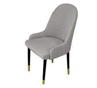 HDSDVNON Funda For Silla De Comedor con Reposabrazos Fibra Poliéster Alta Elasticidad For Decoración del Hogar Y El Hotel, Disponible En 7 Colores Naturales(#10,6 Set)