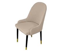 HDSDVNON Funda For Silla De Comedor con Reposabrazos Fibra Poliéster Alta Elasticidad For Decoración del Hogar Y El Hotel, Disponible En 7 Colores Naturales(Oatmeal,2 Set)